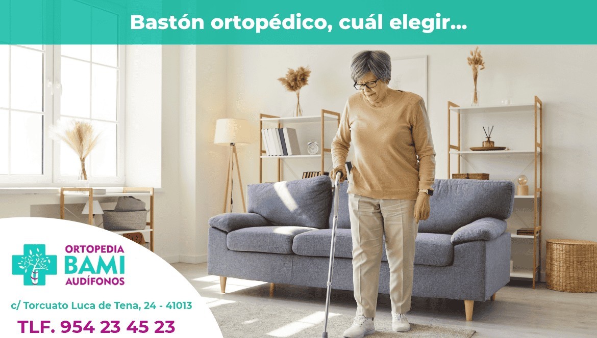 ¿Cómo elegir un bastón ortopédico adecuado?